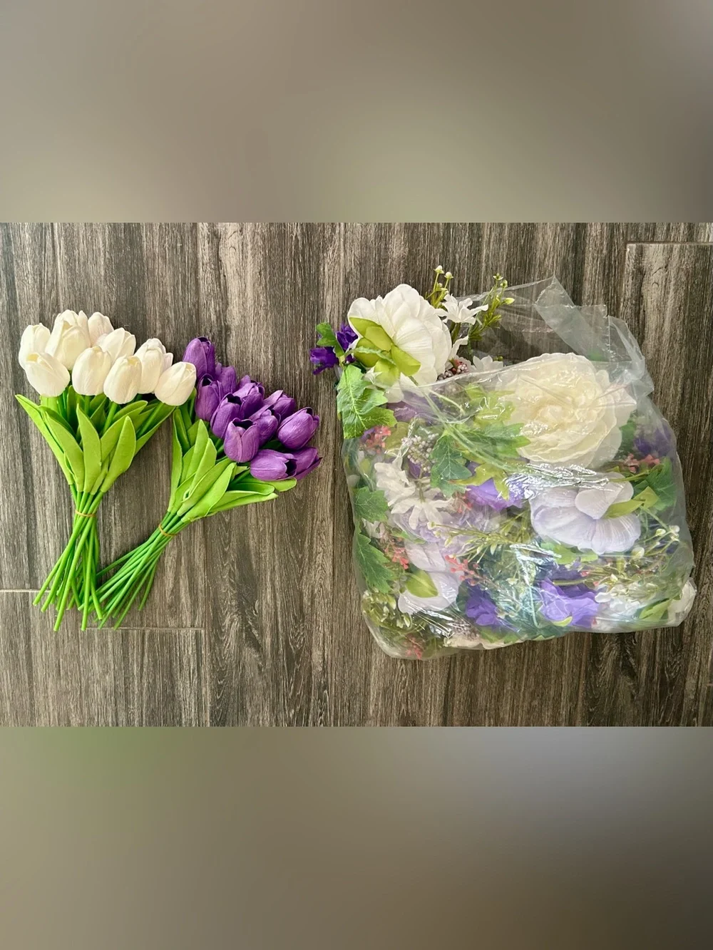 Floral lot Tulip rose garland boho farmhouse home decor wedding event greenery